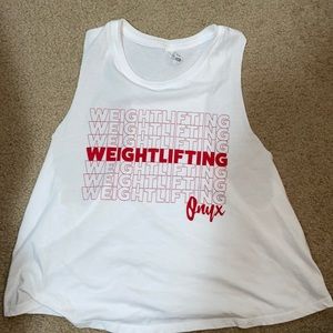 ONYX WEIGHTLIFTING CO CROP TOP